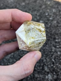 Image 2 of Braille D20 Paladin's Tears 30mm Chonk Handmade Single