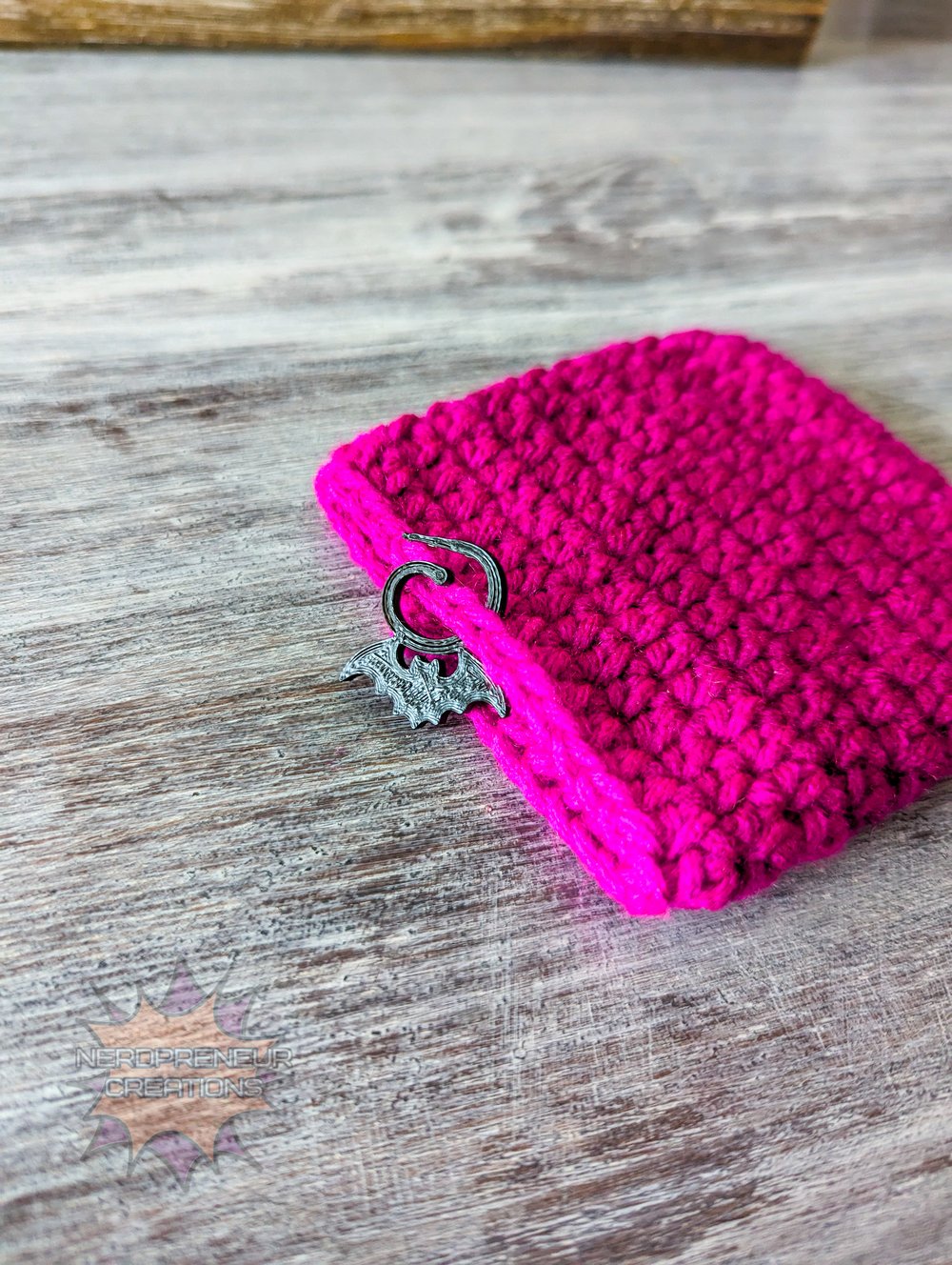 Image of 12 Pack Bat Stitch Markers - 3D Printed
