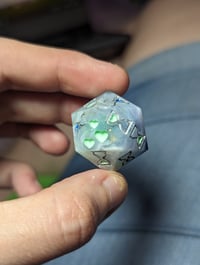 Image 1 of Sea Foam Death Save D20 Single