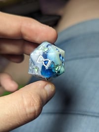 Image 2 of Sea Foam Death Save D20 Single