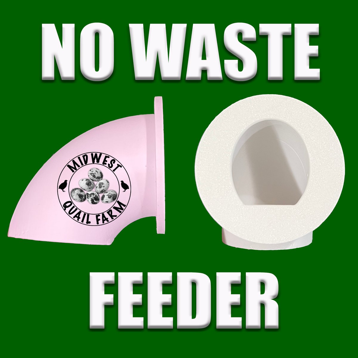 No Waste Feeder Ports Midwest Quail Farm
