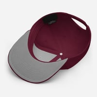 Image 3 of SALE: 'THE CULT CLOTHING' EMBROIDERED SNAPBACK (MAROON)
