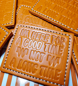 Whataburger Leather Patch. LIMITED.
