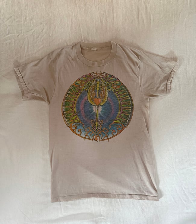 70s Rolling Thunder tour concert t shirt 