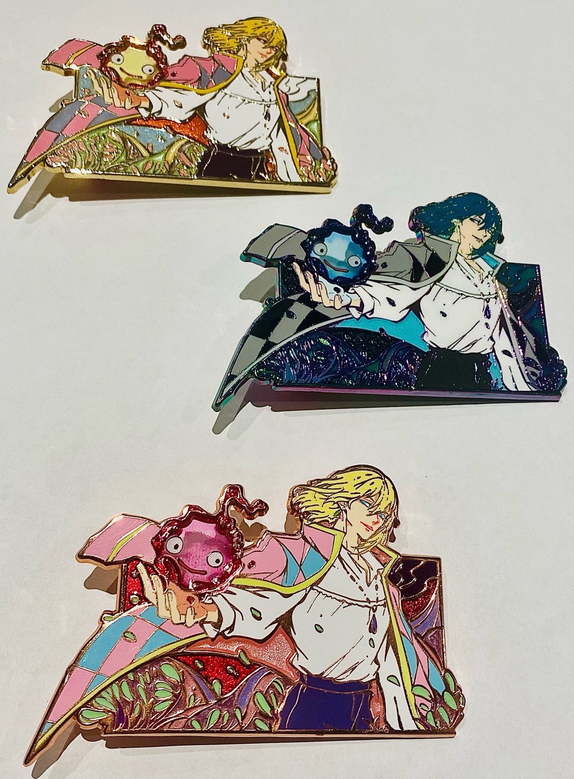 Image of Zany Howl's Moving Castle Enamel Pin [IN HANDS]