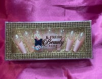 Image 1 of Nails- Long Luxury (Pink Tips)