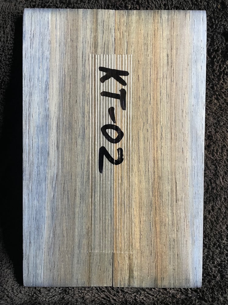 Image of Kiaat Wood Knife Scales KT-02