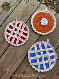 Image 2 of Crochet Pie Potholders/Heat Pads