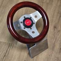 Brushed original 236mm with gloss deep red wood