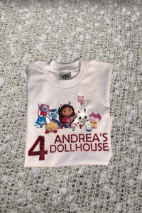 Image 1 of Youth Gabby's Dollhouse shirt