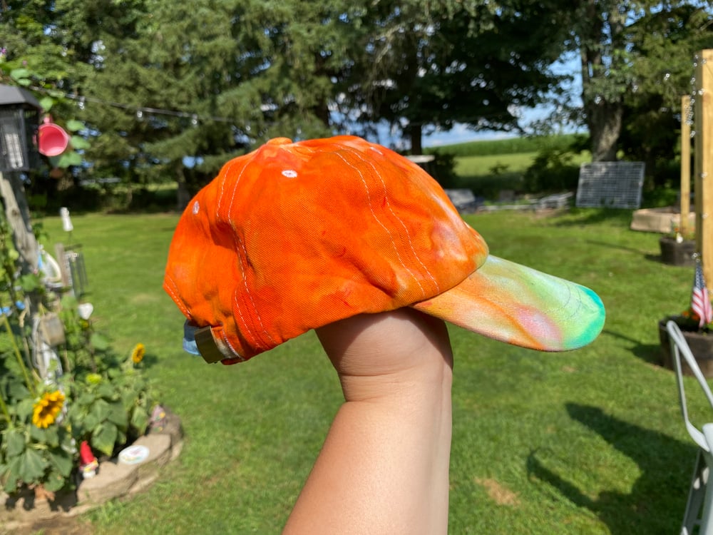Tie Dye Cap with Side Pocket