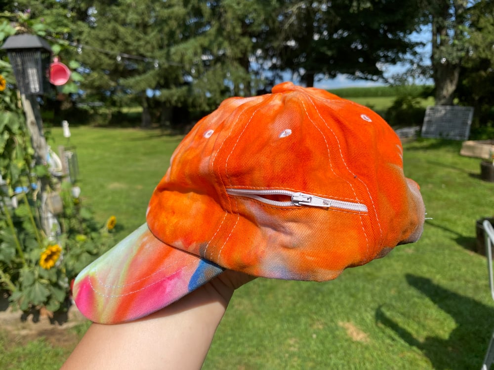 Tie Dye Cap with Side Pocket