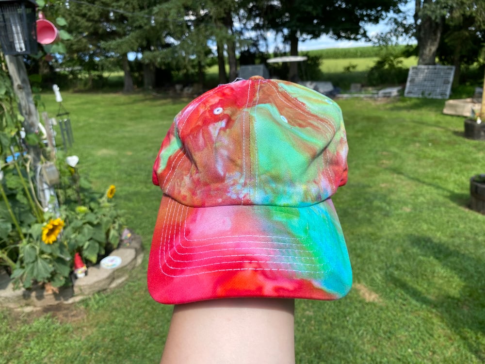 Tie Dye Cap 6
