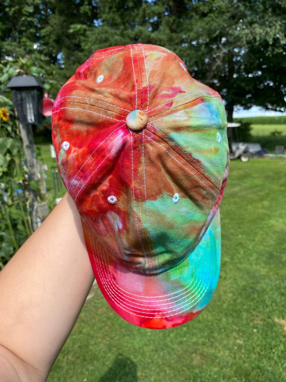 Tie Dye Cap 6