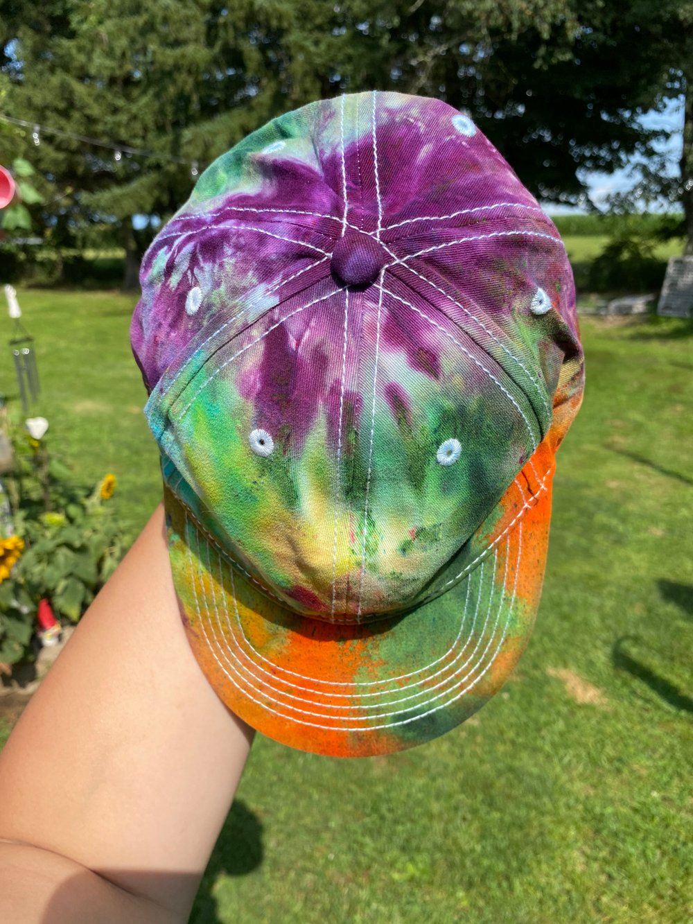 Tie Dye Cap 7