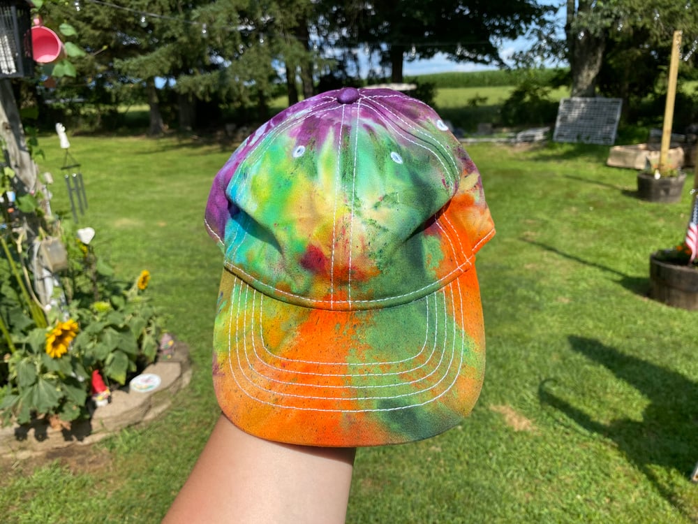 Tie Dye Cap 7