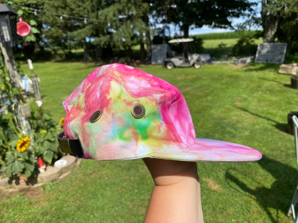 Tie Dye 5 Panel Hat 1