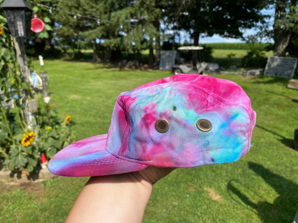 Tie Dye 5 Panel Hat 1