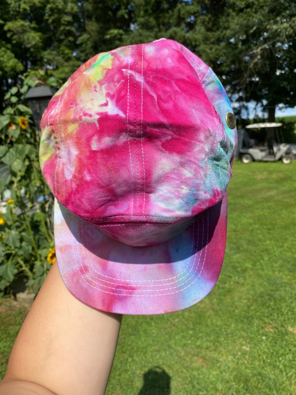 Tie Dye 5 Panel Hat 1