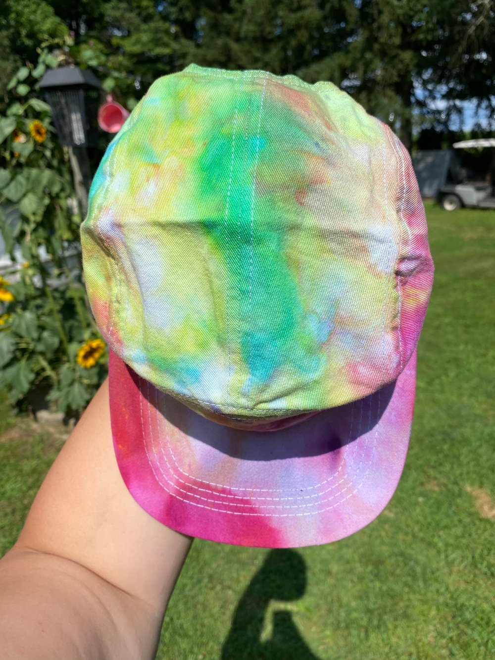 Tie Dye 5 Panel Hat 2
