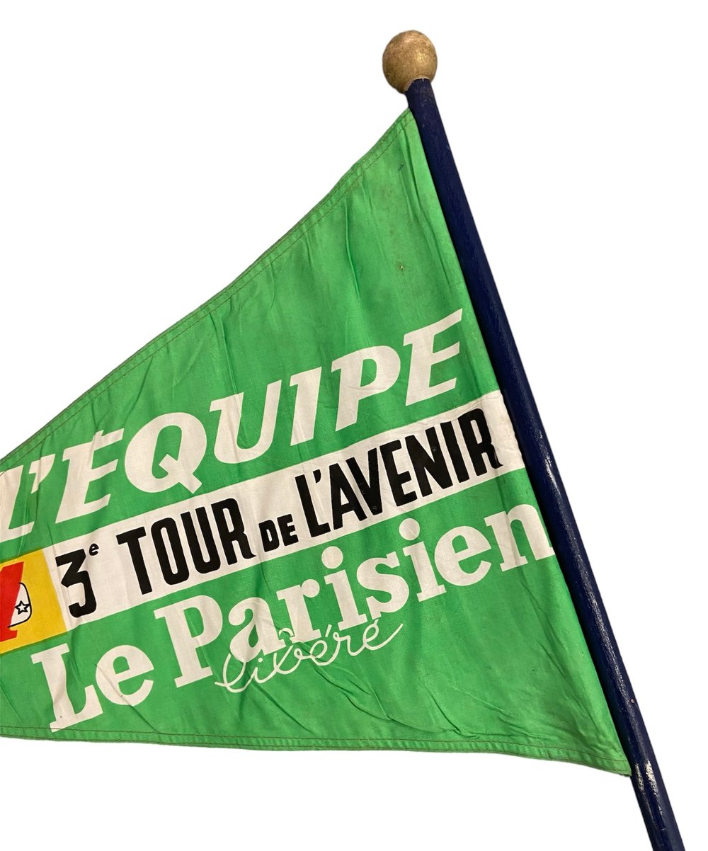 1965 Tour de l’Avenir – Race Official’s Car Flag - Mariano Diaz