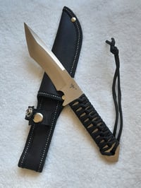 Image 1 of Outdoor Survival 250 mm Stainless Steel Fixed Knife with Nylon Sheath