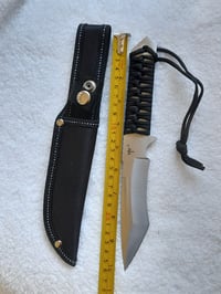 Image 3 of Outdoor Survival 250 mm Stainless Steel Fixed Knife with Nylon Sheath