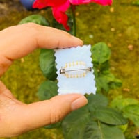 Image 3 of Lucky Dove (Pink) Stamp Brooch