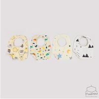 Handmade Cotton Flannel Bibs 4 Packs