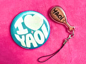 Image of Yaoi / yuri paddle phone charm 