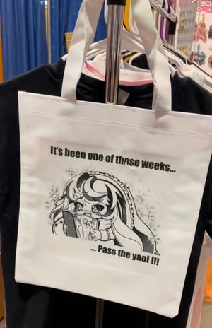 Image of Pass the Yaoi tote bag (HANDMADE)