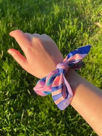 Image 3 of Kokomi genshin impact inspired scrunchie !