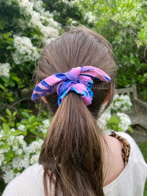 Image of Kokomi genshin impact inspired scrunchie !