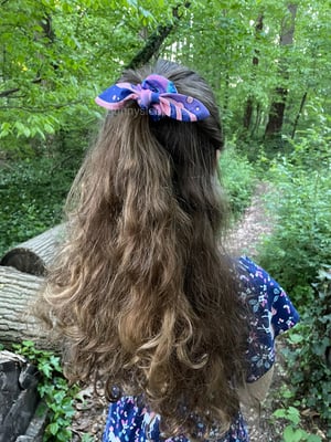 Image of Kokomi genshin impact inspired scrunchie !