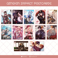 Genshin Impact Postcards