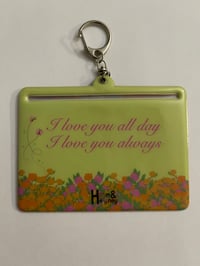 Image of Floral Landscape PVC Photocard Holder