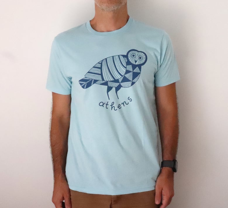 Image of Athens Owl T-Shirt - Men's/Unisex