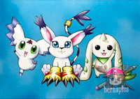 Digimon Calumon, Gatomon, Terriermon