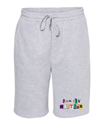 Family Matters Ransom Logo Shorts - Grey
