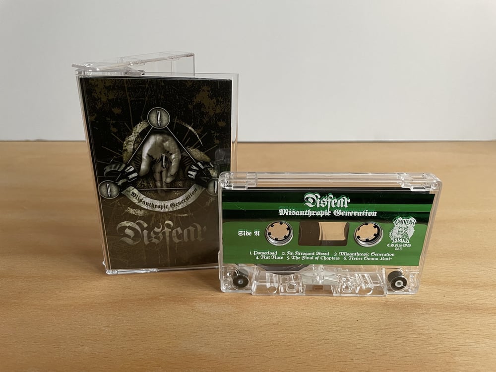 DISFEAR "Misanthropic Generation" CASSETTE