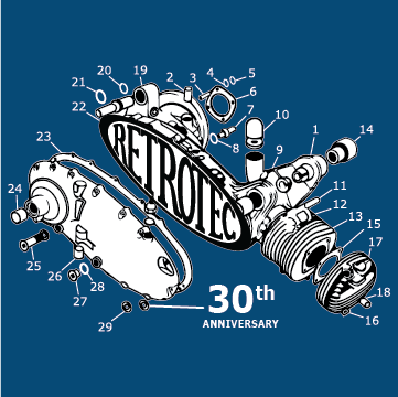 Image of 30th Anniversary Retrotec T-Shirt