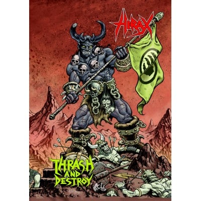 HIRAX "Thrash And Destroy" CD + DVD
