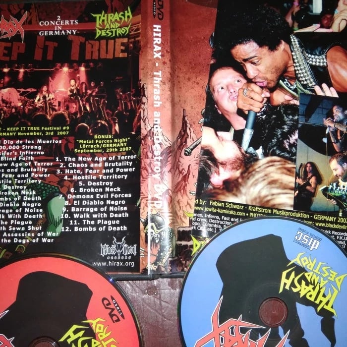 HIRAX "Thrash And Destroy" CD + DVD