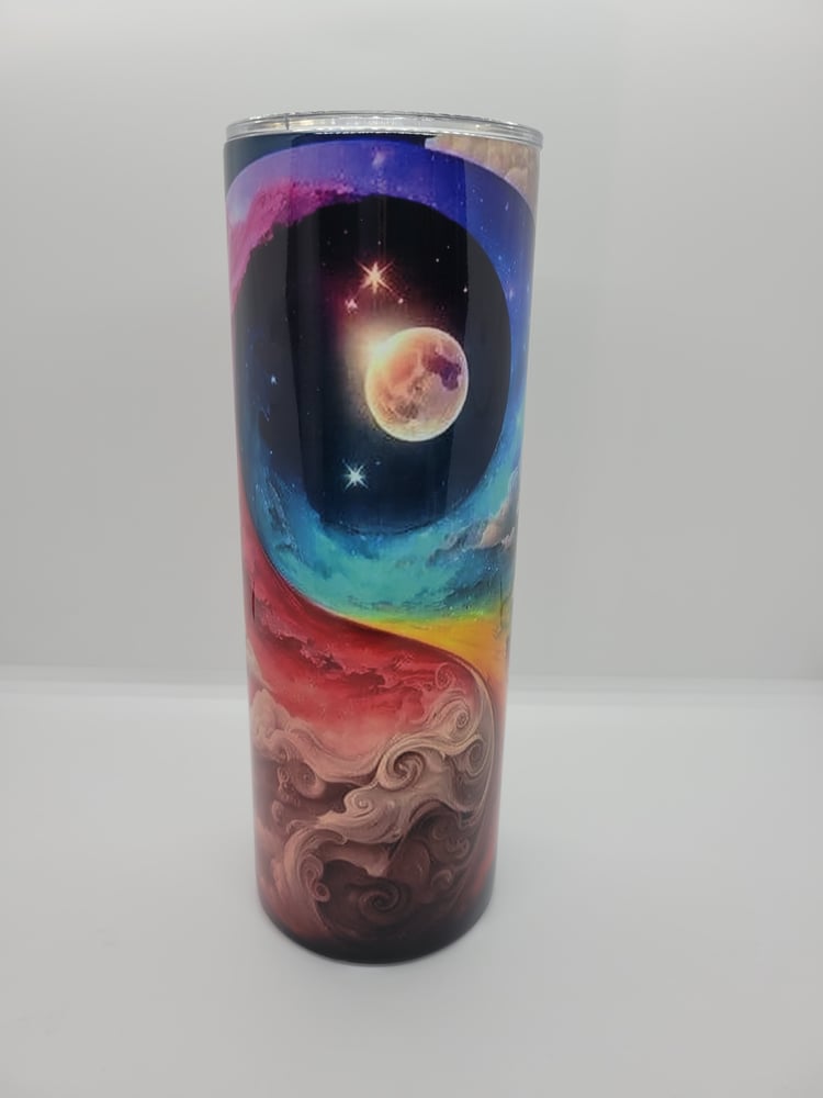 Image of Celestial Yin Yang 20oz Tumbler 