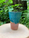 Turquoise & Brown Tumbler