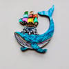 Jolly Rodger & The Whale - Brooch