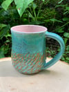 Light Turquoise & Light Pink Mug
