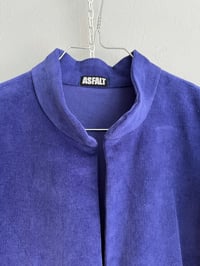 Image 3 of Ella kjole i blå fløjl (xs-xxl)