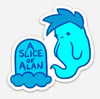 Ghost Alan Sticker