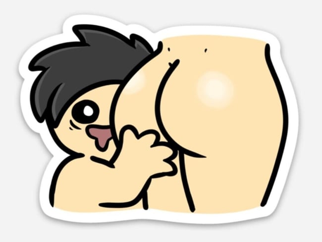 Forbidden Fruit Sticker